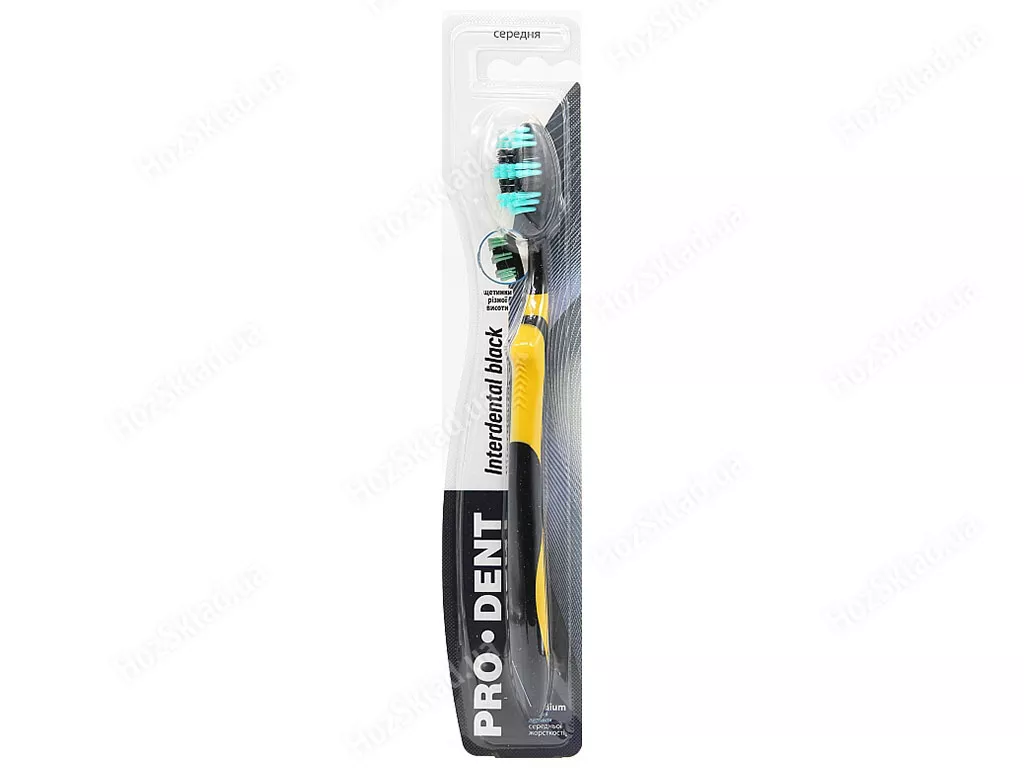 *Зубная щетка Prodent Interdental Black средняя