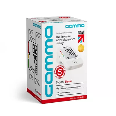 *Тонометр Gamma Semi 4Gen полуавтоматический на плечо