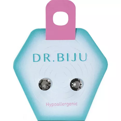 Сережки Dr.Biju Сириус 5,3мм Графит