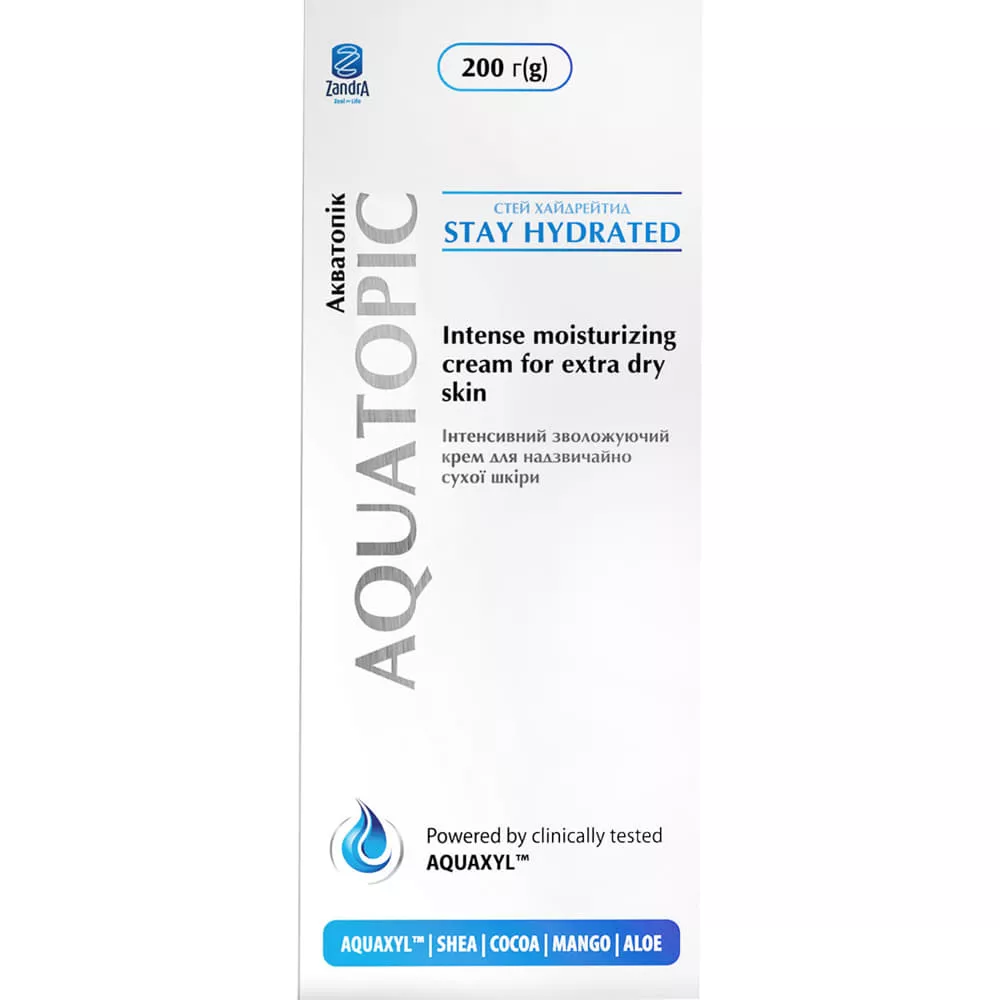 *Крем Aquatopic Stay Hydrad для очень сухой кожи 200 мл