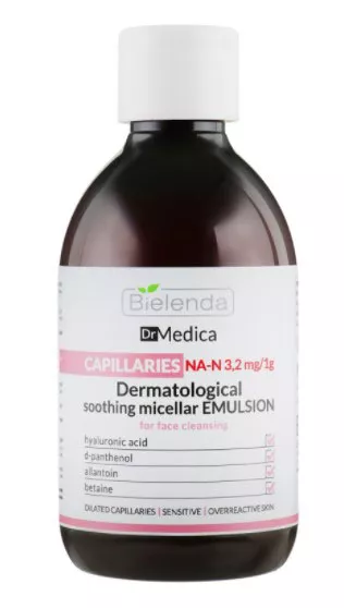 *Эмульсия Bielenda Dr. Medica Купероз мицелл. успок. для очищения кожи 250 мл