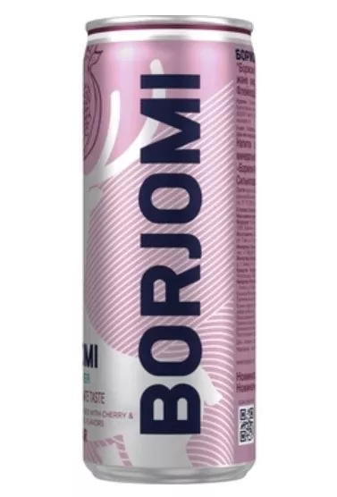 *Напиток Боржоми Флейворд Вишня-Гранат ж/б газ 0,33 л