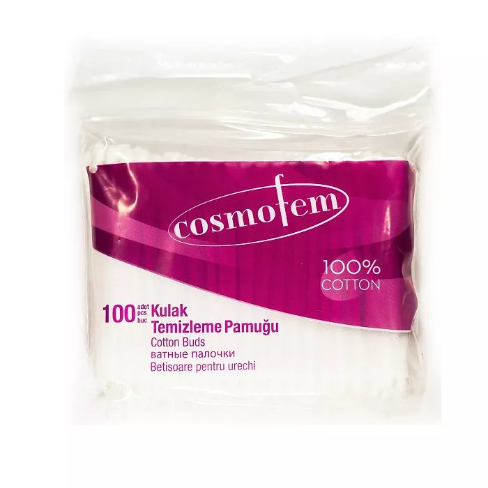 *Ватные палочки Cosmofem п/э №200