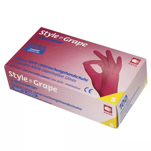 *Перчатки AMPri Style Grape нестерил. нитрил. р. L 50 пар