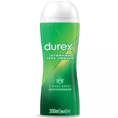 Гель-смазка Durex PlayMassage 2 в 1 Aloe Vera 200 мл