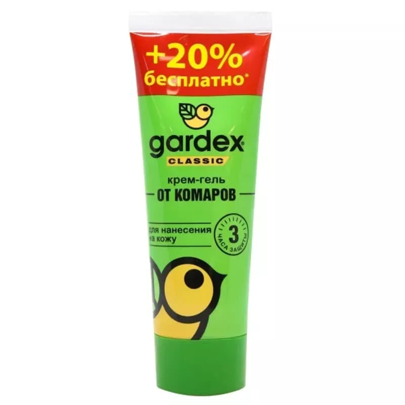 *Крем-гель Gardex Classic от комаров 60 мл