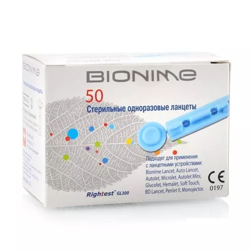 *Ланцеты Bionime Rightest №1