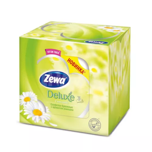 *Салфетки Zewa Deluxe Арома кул 3-слойная №60