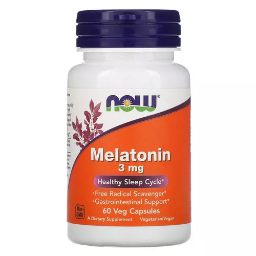 *Мелатонин NOW Melatonin 3 мг капс. №60