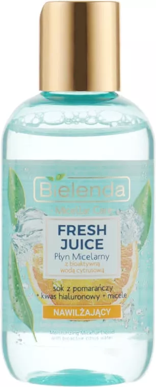 *Мицеллярная жидкость Bielenda Fresh Juice Апельсин 500мл