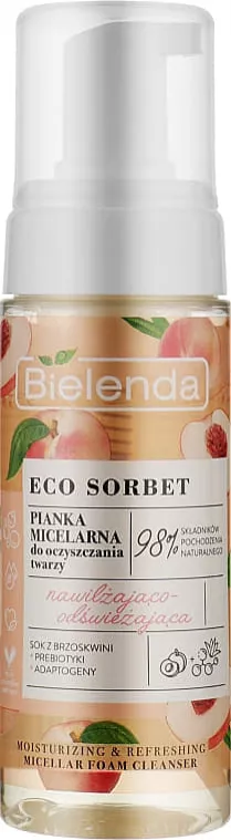 *Пенка для умывания Bielenda Sorbet Peach Увлажняющая 150 мл