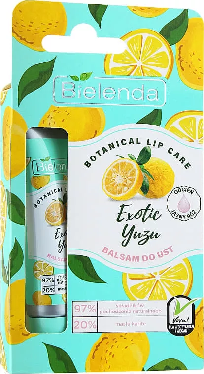 *Бальзам для губ Bielenda Экзотический лимон 10г