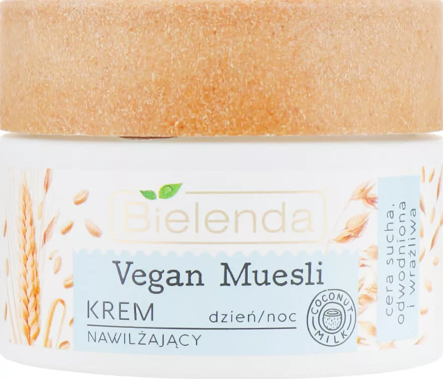 *Крем для лица Bielenda Vegan Muesli овёс+пшеница 50мл