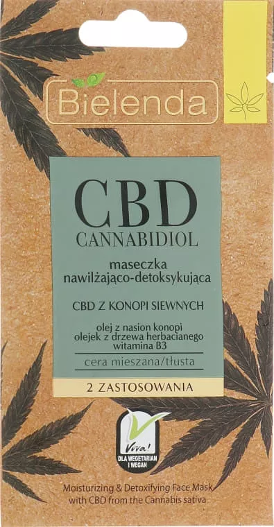 *Маска Bielenda CBD Cannabidiol для комбинированной и жирной кожи 8г