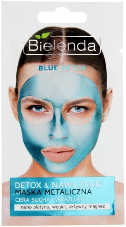 *Маска Bielenda Blue Detox для сухой, чувствительной кожи 8г
