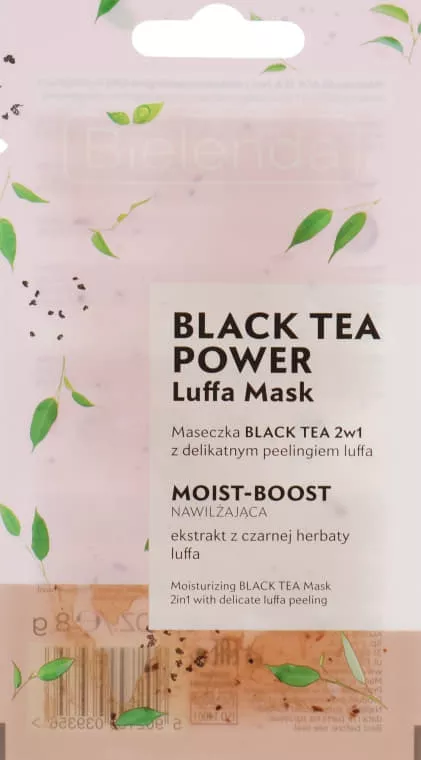 *Маска-пилинг Bielenda Luffa 2в1 черный чай, увлажнение 8г
