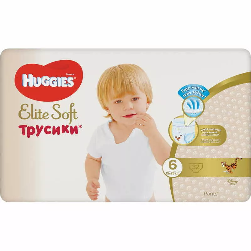 *Трусики-подгузники Huggies Elite Soft р. 6 №32