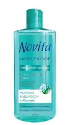 *Мицеллярная вода Novita Make up & Care 200мл