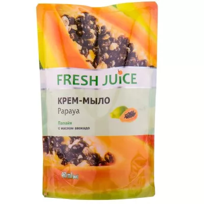 *Fresh Juice крем-мыло жидкое дой-пак Папайя 460мл