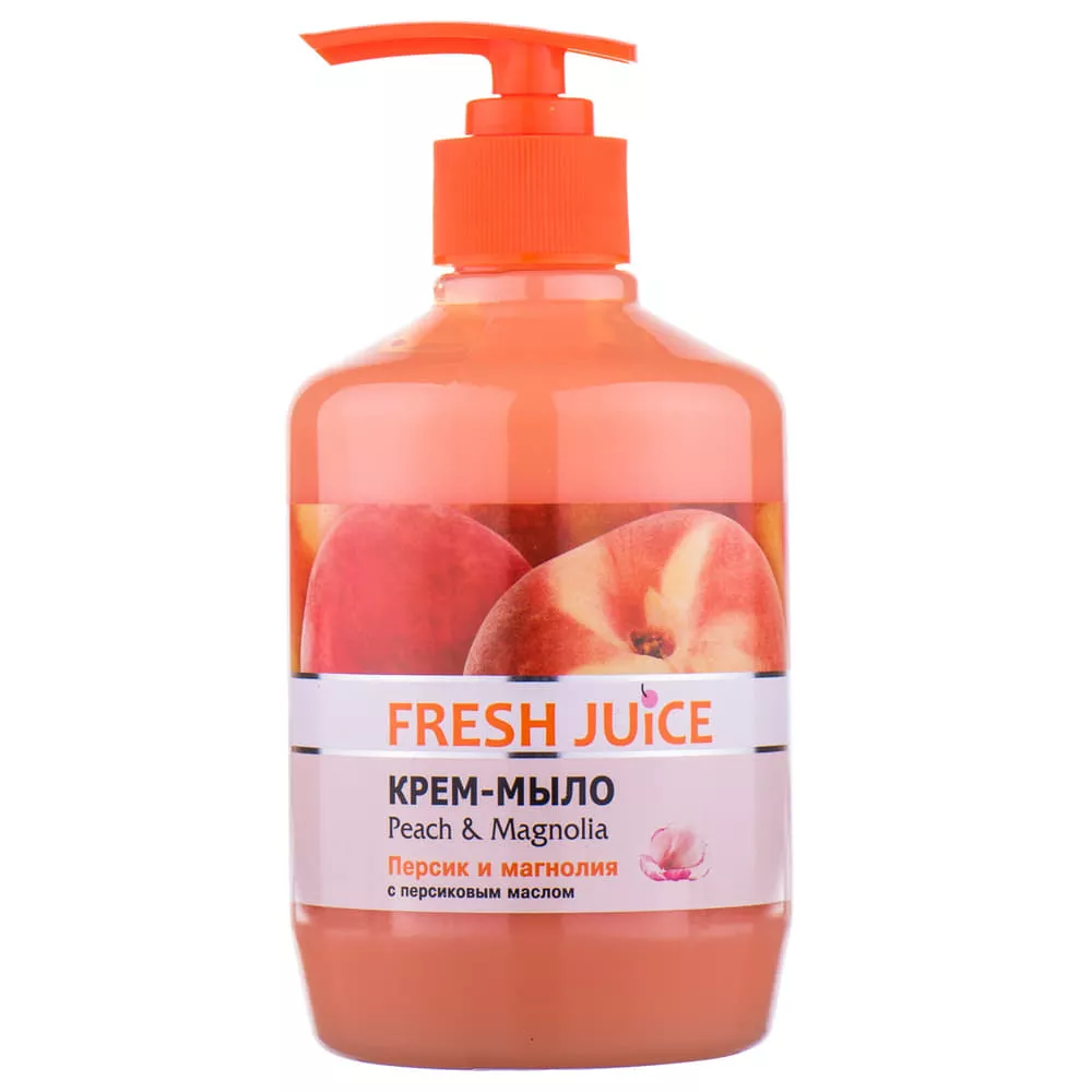 *Fresh Juice крем-мыло жидкое Персик-магнолия 460мл