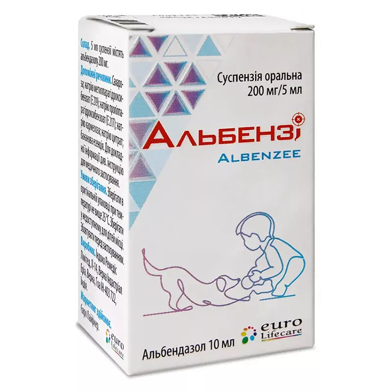 *Альбензи сусп. 200мг/5мл флак. 10мл
