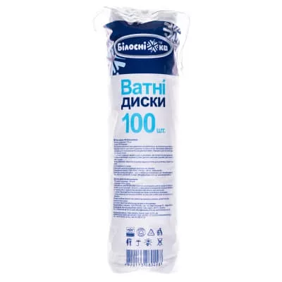 *Ватные диски Белоснежка №100