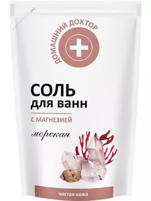 *Соль для ванн Домашний доктор с магнезией 500г