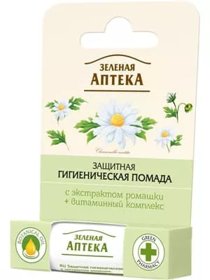 *Помада гиг. Зелёная Аптека Экстракт ромашки 3,6г
