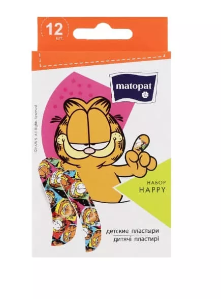 *Пластырь Matopat Happy №12