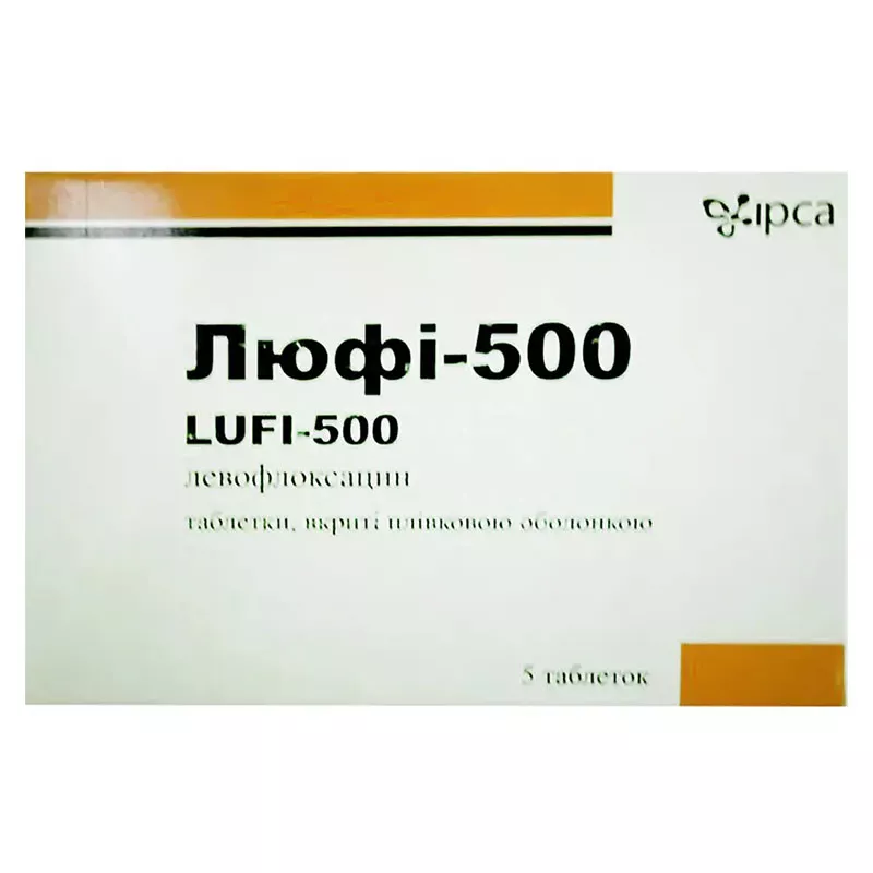 Люфи-500 таблетки по 500 мг 5 шт.