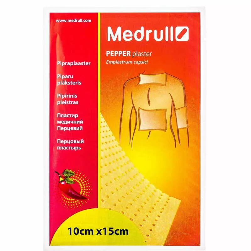 *Пластырь перцовый Medrull 10 х 15 см №1
