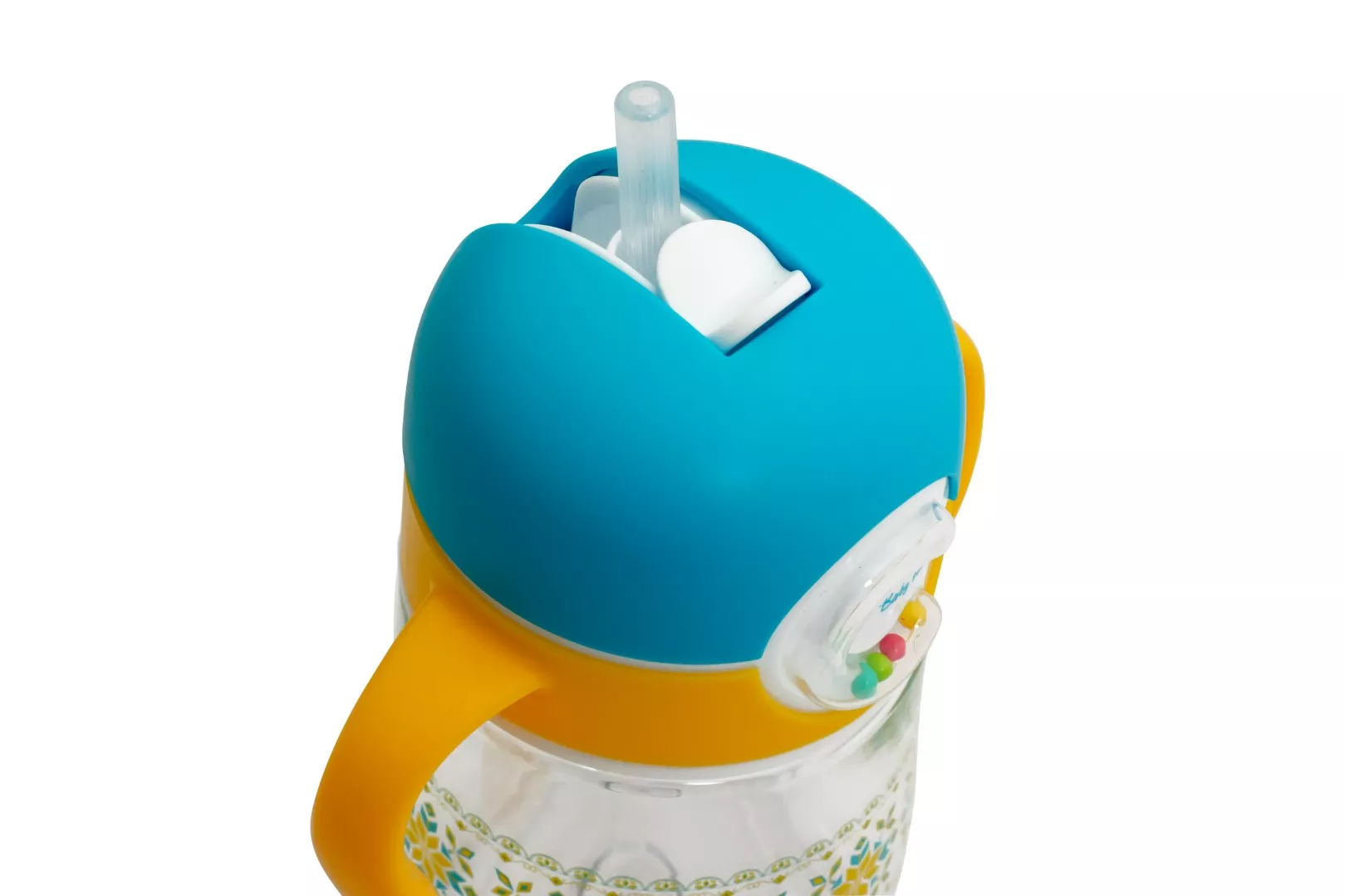 Поильник Baby Team Tritan с трубочкой и ручками 300 мл 5040