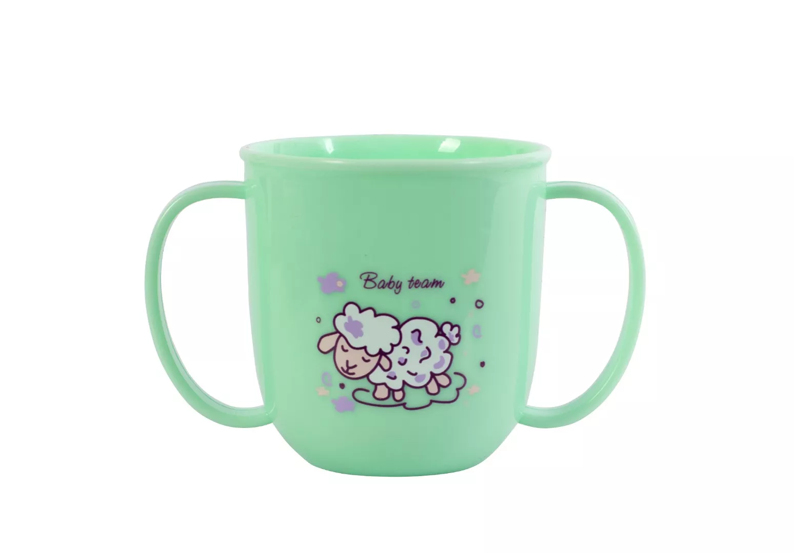 Чашка Baby Team с двумя ручками 190 мл 6008