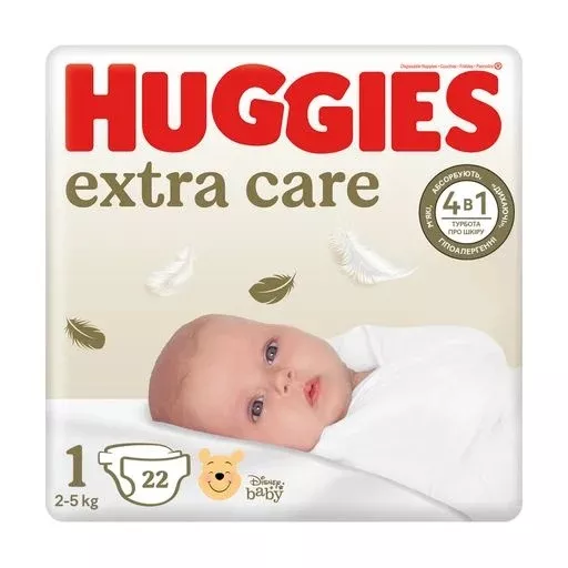 Подгузники Хаггис Extra Care 1 №22
