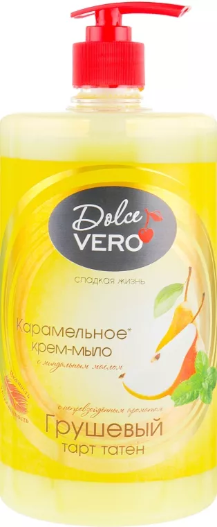 *Мыло жидкое Dolce Vero Грушевый Тарт Татен 1000 мл с доз.