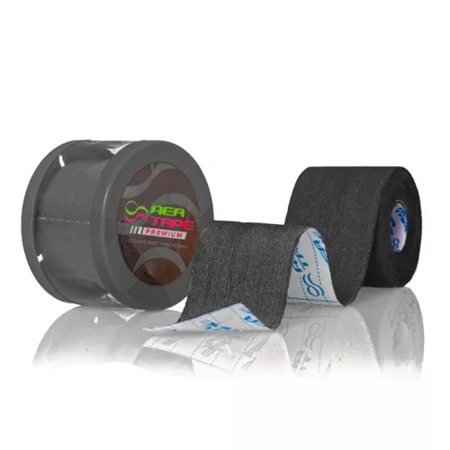 *Кинезио тейп Rea Tape Classic 5 м х 5 см черный