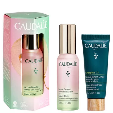*Набор Caudalie Beauty Elixir Detox (Эликсир д/красоты лица 30 мл, Маска Детокс 15мл)