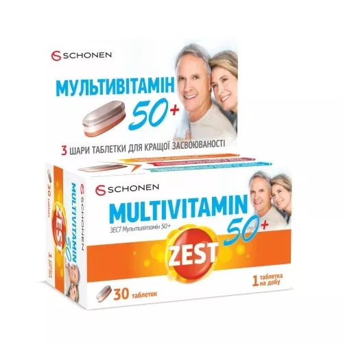 *Зест Мультивитамин 50+ табл. №30