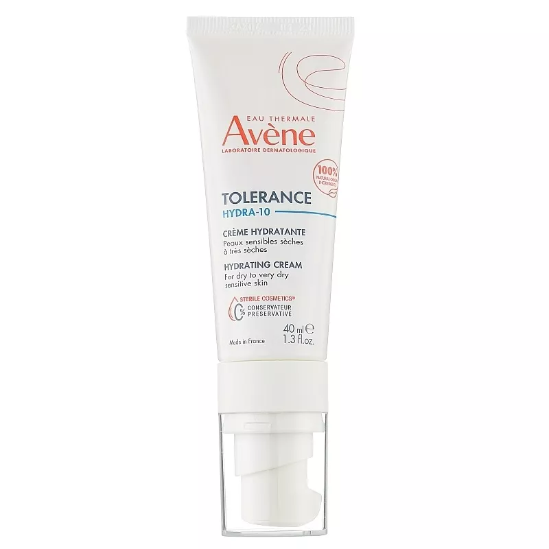 Крем Avene Толеранс Гидра-10 для лица увлажняющий с гиал. кисл. 40мл