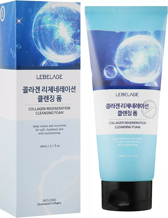 *Пенка LEBELAGE Collagen Regeneration для умывания лица 180 мл
