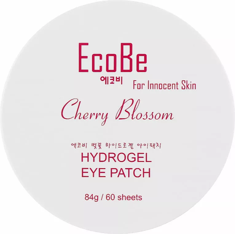 *Патчи Ekel EcoBe под глаза гидрогелевые экстр. вишни №60