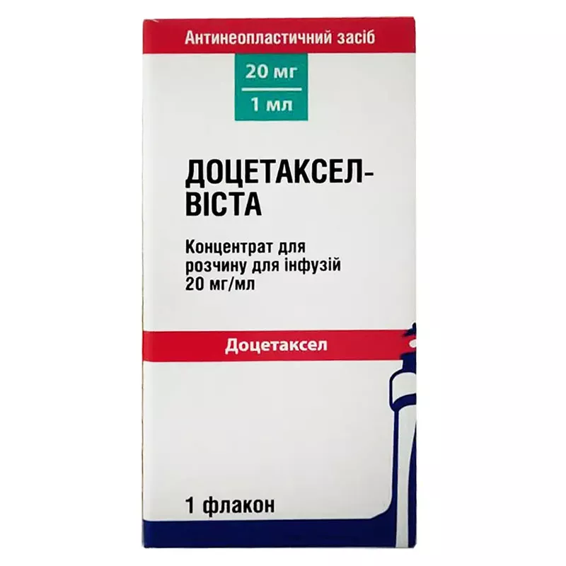 *Доцетаксел-Виста конц. р-ра д/инф. 20мг/мл 1мл (20мг) №1