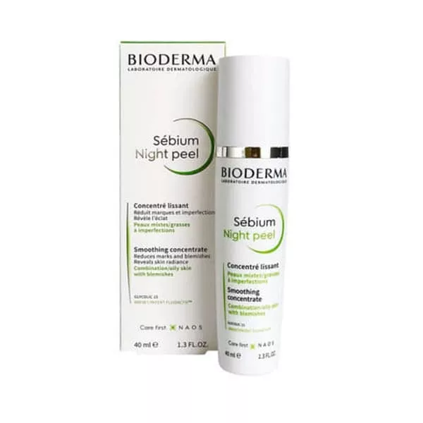 *Сыворотка Bioderma Sebium Night Peel разглаживающая 40 мл