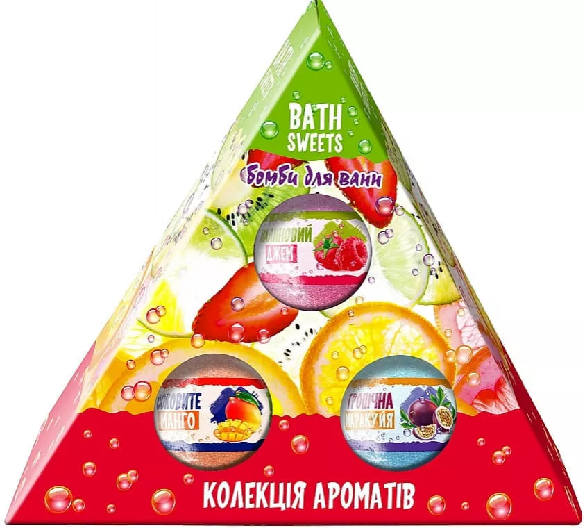 *Набор Бомб для ванн Rainbow коллекция ароматов 300г