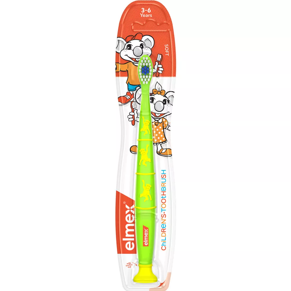 Зубная щетка Elmex Kids для возраста 3-6 лет мягкая