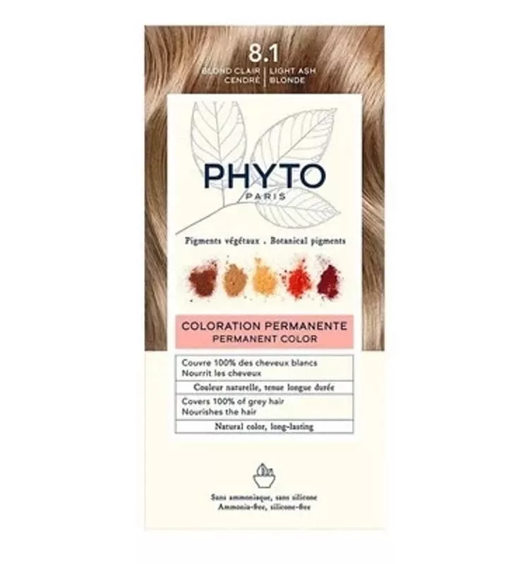 *Крем-краска Phyto Фитоколор № 8.1 светло-русый пепельный