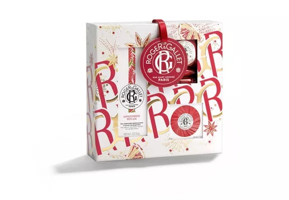 *Набор Roger & Gallet Красный Имбирь: вода 100мл+мыло 50г+табл. д/ванны 3х25г