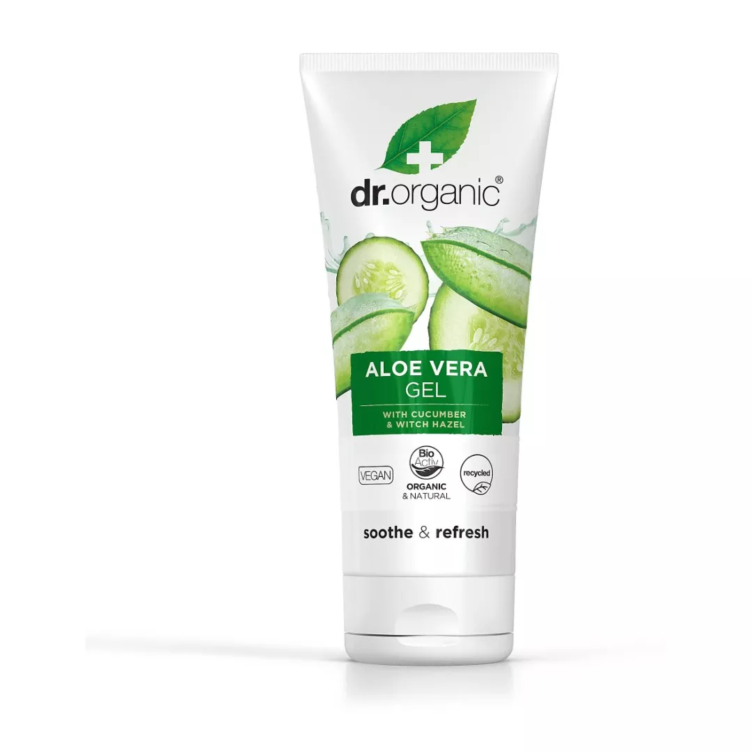 *Гель Dr. Organic с алоэ вера и экстрактом огурца 200мл