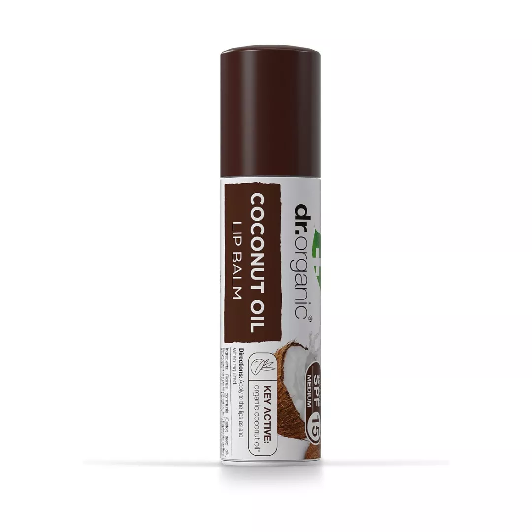 *Бальзам Dr. Organic для губ с кокосовым маслом 5,7мл
