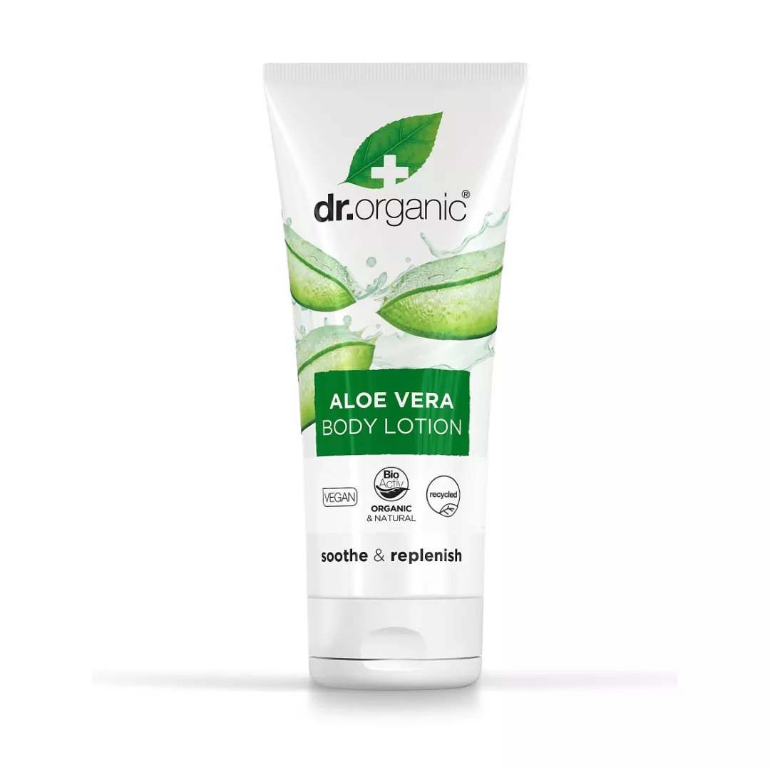 *Лосьон Dr. Organic Успокаивающий и восстанавливающий для тела с алоэ вера 200мл